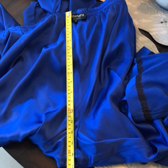 💙dianaira Silk Wide Leg Lined, High elastic waist reversible matte-shiny pants - Picture 7 of 7